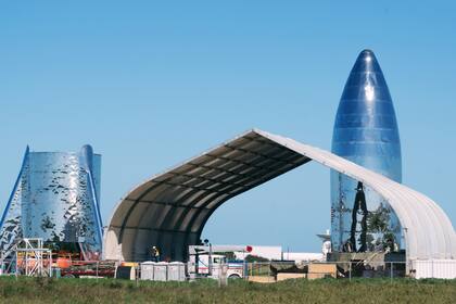 El prototipo del cohete con el que SpaceX quiere llegar a Marte