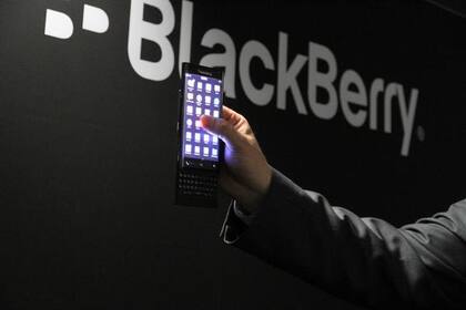 El prototipo del nuevo BlackBerry que mostró la compañía