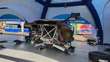 El prototipo Raptor T1+ en el bivouac