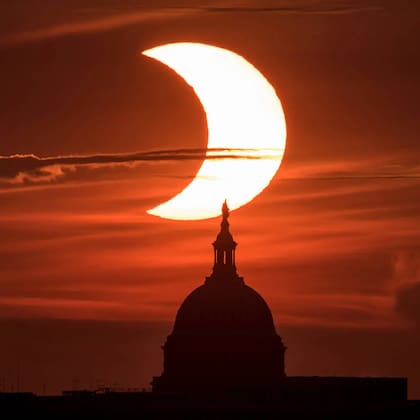 El próximo eclipse parcial solar ocurrirá el 21 de septiembre y no será visible desde Estados Unidos