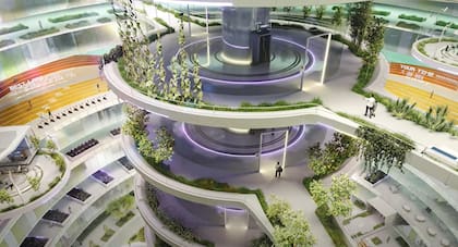 El proyecto busca crear ciudades habitables en la superficie del satélite (Captura: Skyeports)