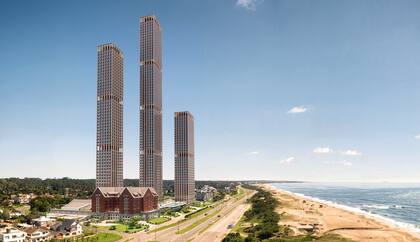 El proyecto de Cipriani en Punta del Este consta de tres torres