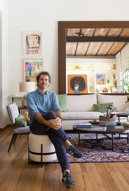 El proyecto de interiorismo de Sebastián Salazar implicó restaurar elementos existentes y contrastarlos con otros de diseño tan contemporáneo como atemporal.