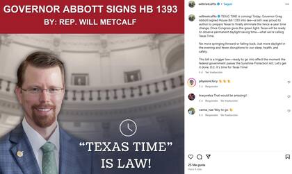 El proyecto de ley fue presentado por el representante republicano Will Metcalf