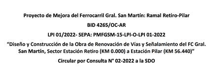 El proyecto de mejoras que nunca se adjudicó