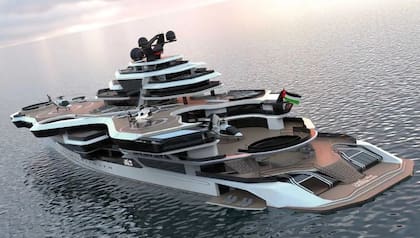 El proyecto de un diseñador italiano para crear una embarcación oficial de los Emiratos Árabes