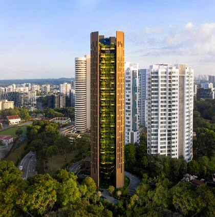 El proyecto EDEN en Singapur es un ícono de la ciudad