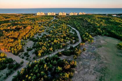 El proyecto está ubicado entre la ruta 11 y el mar