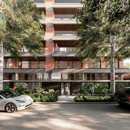 El proyecto incorpora 27 unidades distribuidas en 9 pisos, con tipologías de 2 y 4 ambientes,