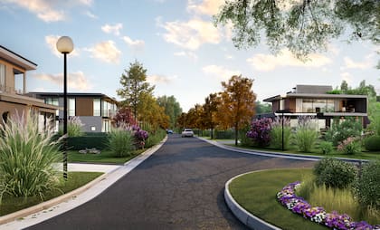 El proyecto se desarrolla sobre una superficie total de 26.195 m² y contará con 41 lotes residenciales de aproximadamente 330 m²