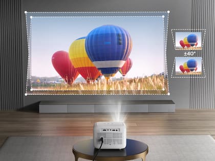 El proyector Yaber L1 tiene control automático de imagen trapezoidal vertical, pero no horizontal