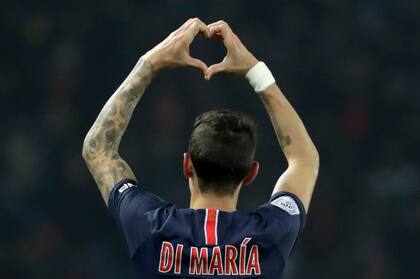 El PSG de Di Maria se coronó campeón de Francia.