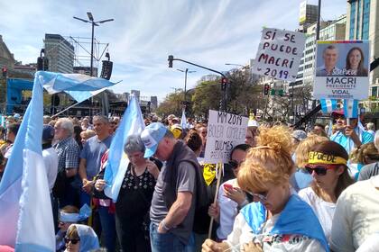 El público en el Obelisco