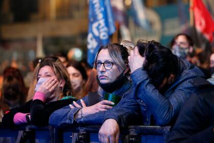 El público en el bunker del Frente de Todos