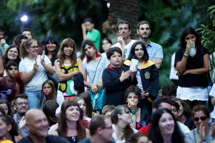 El público en la Harry Potter Book Night de la Embajada Británica