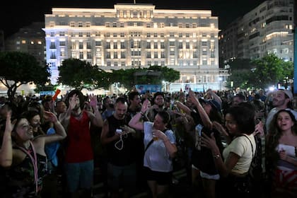 El público entusiasta que recibió a Shakira