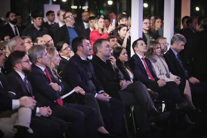 El público que escuchó a Milei en el evento de la Fundación Faro
