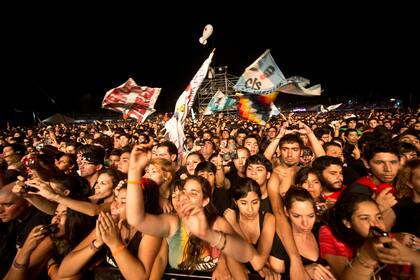 El público que visita cada año el aeródromo de Santa María de Punilla 