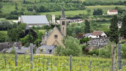 El pueblo de Schengen queda junto al valle del Mosela