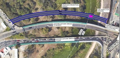 El puente de dos carriles cruzará el Río Bravo y conectará Estados Unidos con México
