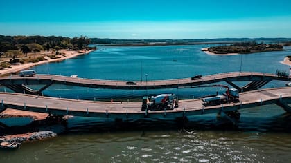 El Puente de La Barra, en Uruguay