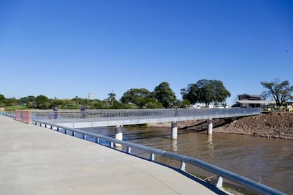 El puente es de uso exclusivo para ciclistas y peatones (Foto: GCBA)