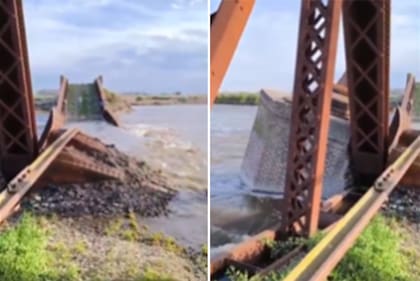 El puente ferroviario se encontraba en desuso para el servicio de trenes desde el año 1994