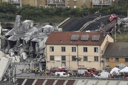 El puente Morandi, de Génova, se derrumbó el 14 de agosto de 2018 y provocó la muerte de 43 personas