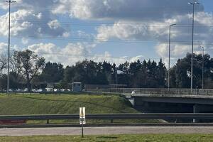 El puente Oliden, lugar del ataque, cuenta con una garita de la policía bonaerense, pero no hay uniformados en ese lugar