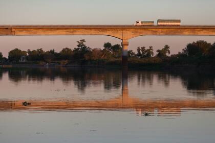 El Puente Rosario, en los alrededores de donde fue hallado el cuerpo.