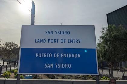 El puerto de entrada de San Ysidro en California