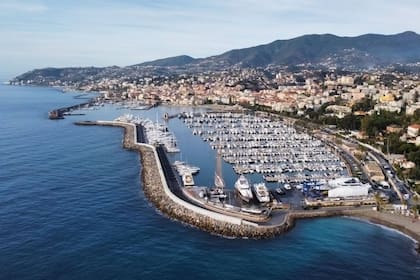 El puerto deportivo de la ciudad.