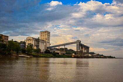 El puerto Diamante, en Entre Ríos.