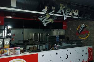 El Punta Shopping tras el incendio.