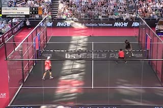 El punto de pádel de Agustín Tapia en Bruselas que escapó a la lógica