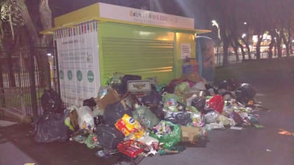 El Punto Verde de Parque Patricios, en avenida Caseros y Monteagudo, de la Comuna 4