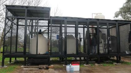 El purificador creado por los científicos platenses