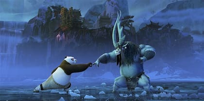 El querible panda Po se enfrenta a un nuevo enemigo en la película que se estrena hoy en la Argentina