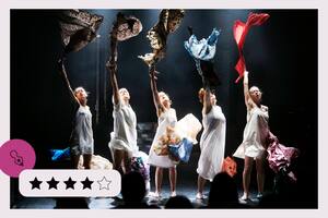 El quintento "Maldonne", uno de los dos espectáculos que la coreógrafa francesa Leila Ka presenta esta semana en el Centro de Experimentación del Teatro Colón