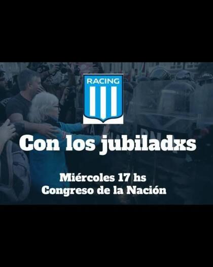 El Racing Club de Avellaneda también promete estar representado el miércoles