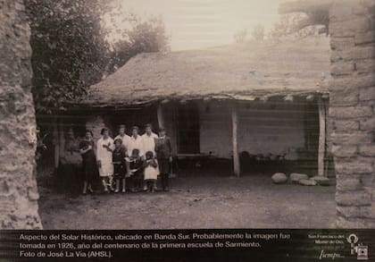 El rancho escuela se puso en valor durante el centenario de la estadía de Sarmiento en San Francisco del Monte de Oro.