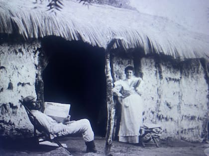 El rancho primitivo de María de la Plaza.