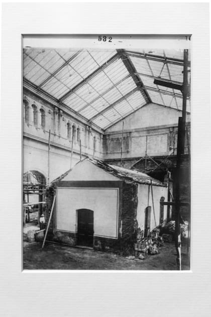 El rancho primitivo que desde un balcón se veía como casita.