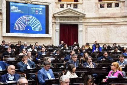 El recinto de la Cámara de Diputados, tras votar la  reforma a la ley de lavado de activos