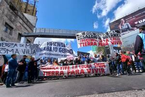 Desafío de los piqueteros a Kicillof en reclamo de viviendas sociales