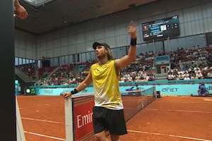 Trungelliti se enojó con el público que le faltó el respeto durante su partido con un rival español