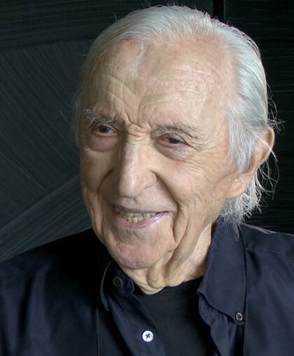 El reconocido artista Pierre Soulages