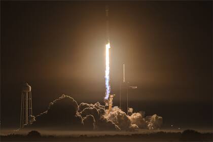 El récord de lanzamientos de una misma empresa actualmente es de SpaceX con 134 en 2024