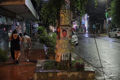 El recordatorio del crimen de Fernando Báez Sosa frente al boliche Le Brique