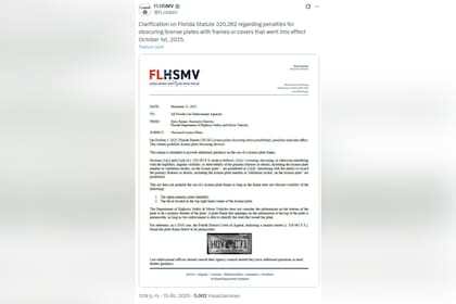 El recordatorio del Flhsmv a los conductores del estado